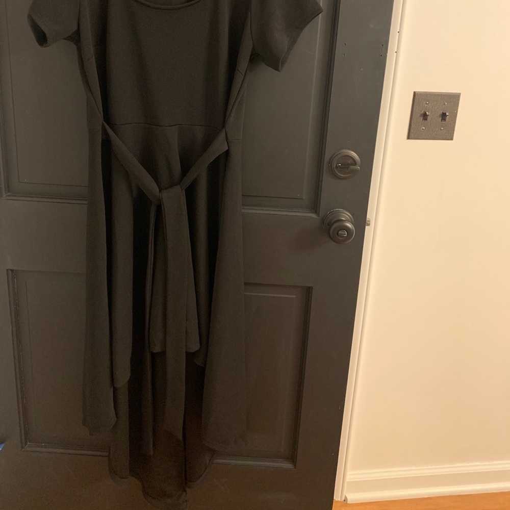 Black Jersey Dress by Blue Leopard